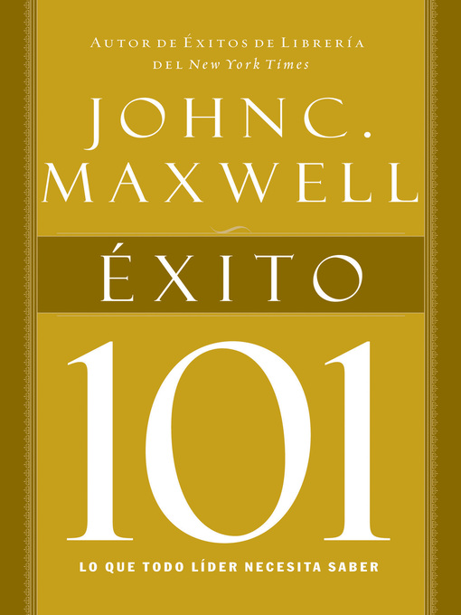 Title details for Éxito 101 by John C. Maxwell - Available